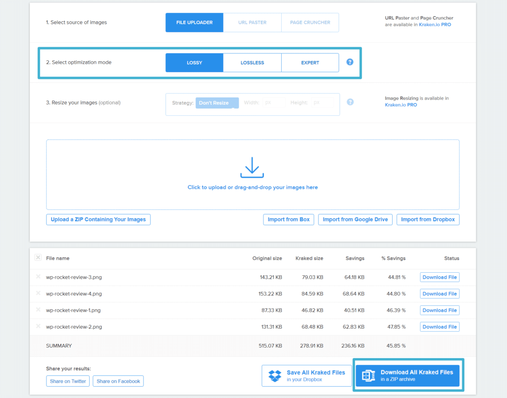 How to Resize and Compress Multiple Images Online With Websites - Step 2